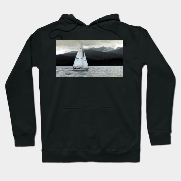 Solitary Sail Hoodie by briankphoto